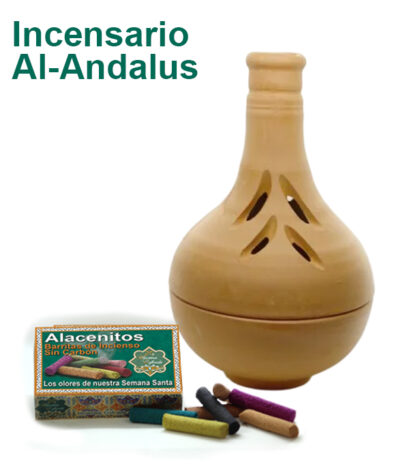 Incensario de barro Al-Andalus