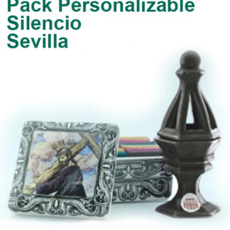 Pack personalizado Silencio Incensario Negro