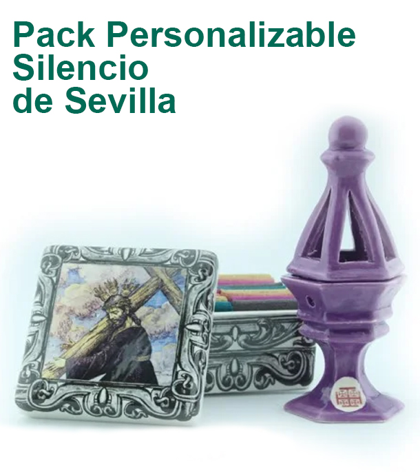 DE PROFUNDIS – RESPONSORIA TENEBRARUM Pack personalizado Silencio Incensario Morado