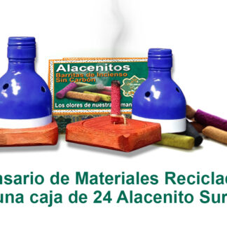 Incensario Reciclado y Cajita de Surtido